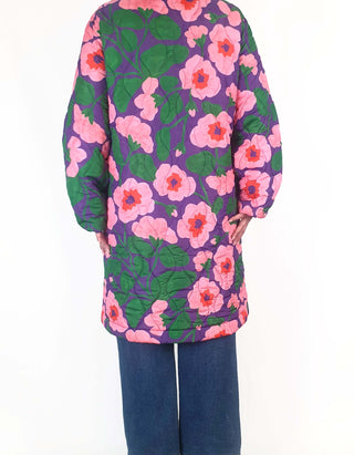 Gorman wild roses quilted coat size 18 Gorman preloved second hand clothes 10