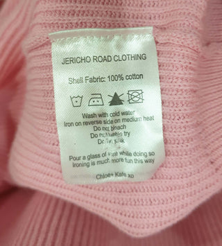 Jericho Road pink cotton daisy cardigan size 18 Jericho Road preloved second hand clothes 11