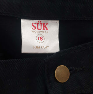 SÜK Workwear black slim pant size 18 SÜK Workwear preloved second hand clothes 9