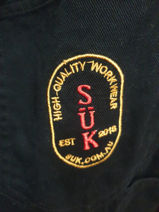 SÜK Workwear black slim pant size 18