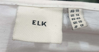 Elk white long sleeve top size 18 Elk preloved second hand clothes 8