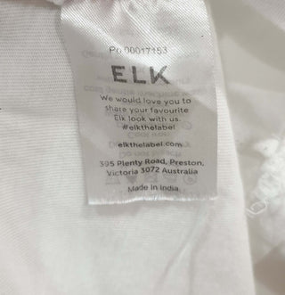 Elk white long sleeve top size 18 Elk preloved second hand clothes 10