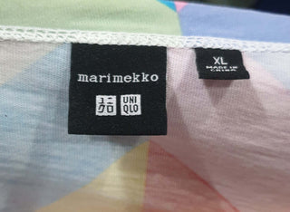 Uniqlo x Marimekko colourful striped tee shirt size XL Uniqlo preloved second hand clothes 8