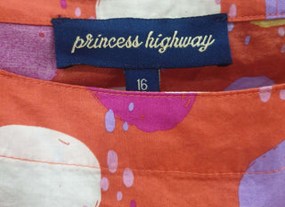 Princess Highway red spotty print top size 16 Princess Highway preloved second hand clothes 9