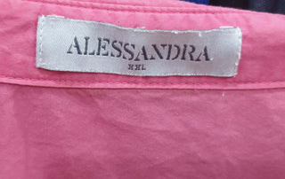 Alessandra hot pink long sleeve shirt dress size XXL Alessandra preloved second hand clothes 8