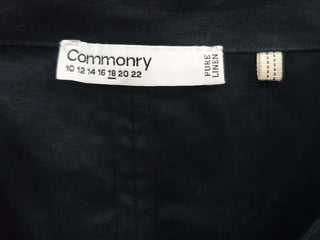 Commonry navy linen dress size 18 Commonry preloved second hand clothes 8