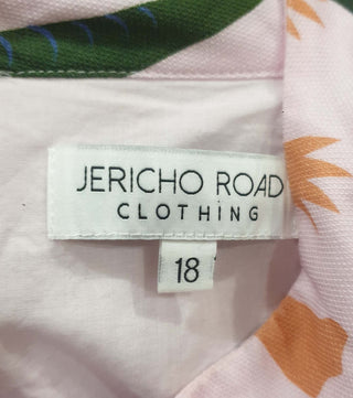 Jericho Road pink dinosaur print dress size 18 Jericho Road preloved second hand clothes 8