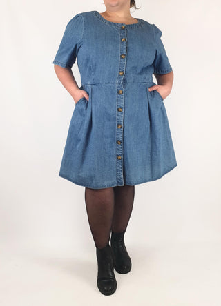 Princess Highway denim dress size 20 (as new with tags) Princess Highway preloved second hand clothes 2