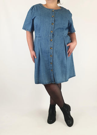 Princess Highway denim dress size 20 (as new with tags) Princess Highway preloved second hand clothes 1