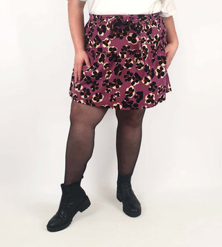 Princess Highway pink print cord mini skirt size 20 (as new with tags) Asos preloved second hand clothes 4