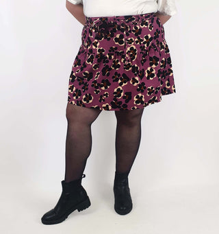 Princess Highway pink print cord mini skirt size 20 (as new with tags) Asos preloved second hand clothes 2