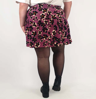 Princess Highway pink print cord mini skirt size 20 (as new with tags) Asos preloved second hand clothes 7