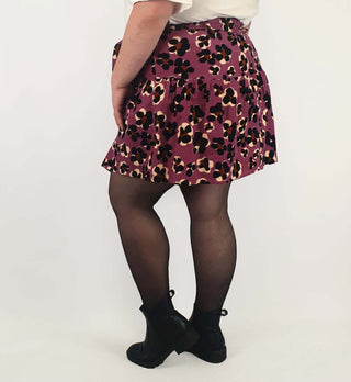 Princess Highway pink print cord mini skirt size 20 (as new with tags) Asos preloved second hand clothes 6