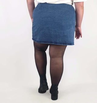 Asos denim mini skirt size UK20 Asos preloved second hand clothes 7