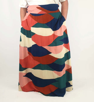 That Bird Label colourful maxi skirt size 22 That Bird Label preloved second hand clothes 3