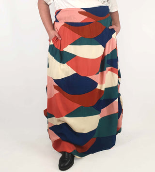 That Bird Label colourful maxi skirt size 22 That Bird Label preloved second hand clothes 1