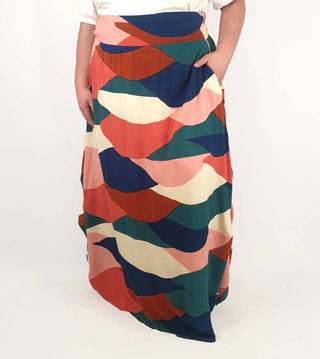 That Bird Label colourful maxi skirt size 22 That Bird Label preloved second hand clothes 5