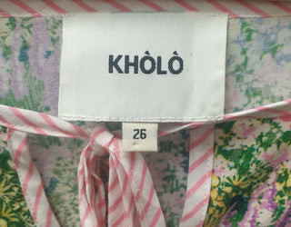 Kholo painterly floral print long sleeve top size 26 Kholo preloved second hand clothes 8