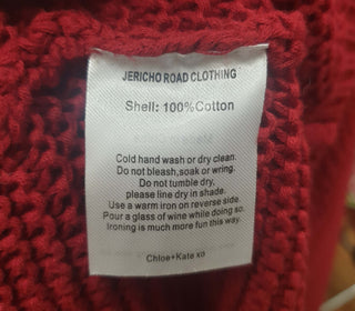 Jericho Road bauhinia maroon knit jumper size 20 Jericho Road preloved second hand clothes 9