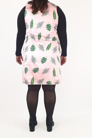 Jericho Road pink palm print dress size 16 (note: underarm stains) Jericho Road preloved second hand clothes 7