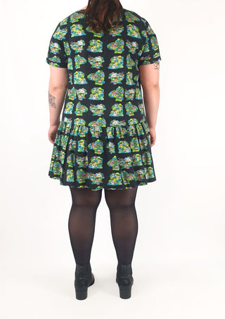 Jericho Road cute house print dress size 14 Jericho Road preloved second hand clothes 7