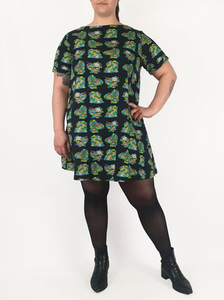 Jericho Road cute house print dress size 14 Jericho Road preloved second hand clothes 1