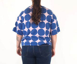 Marimekko + Uniqlo polka dot print top size XL Uniqlo preloved second hand clothes 7