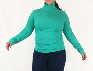 Jericho Road green rollneck top size 14 Jericho Road preloved second hand clothes 1