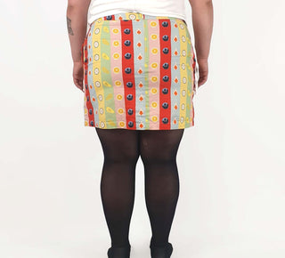 Jericho Road fruit print mini skirt size 16 Jericho Road preloved second hand clothes 6