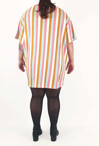 Kip & Co striped oversize tee shirt dress size 14 Kip & Co preloved second hand clothes 7