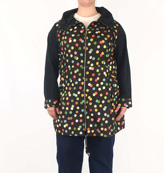 Merric long polka dot raincoat size 16 Merric preloved second hand clothes 3