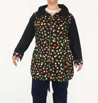 Merric long polka dot raincoat size 16 Merric preloved second hand clothes 1