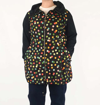 Merric long polka dot raincoat size 16 Merric preloved second hand clothes 2