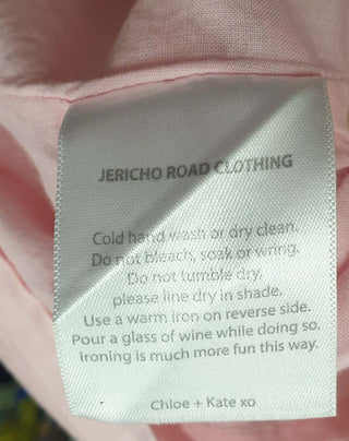 Jericho Road pink palm print dress size 16 (note: underarm stains) Jericho Road preloved second hand clothes 9