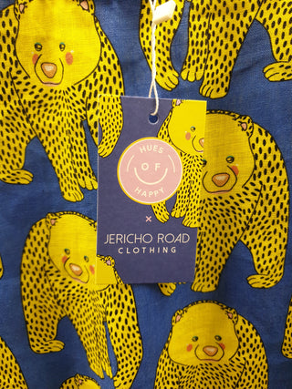 Jericho Road happy bears ruffle smock dress size 14 (as new with tags)