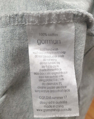Gorman + Mireia Ruiz grey print dress size 14 Gorman preloved second hand clothes 9
