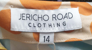 Jericho Road raining rainbows long sleeve dress size 14 Jericho Road preloved second hand clothes 8