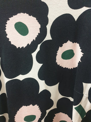 Marimekko flower print long sleeve dress fits 14-16