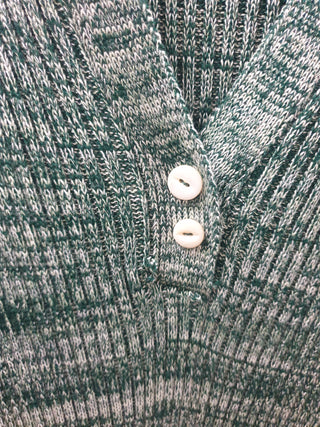 Apero green knit long sleeve maxi dress size L
