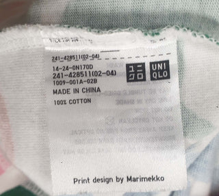 Marimekko + Uniqlo unique print top size XL Uniqlo preloved second hand clothes 8