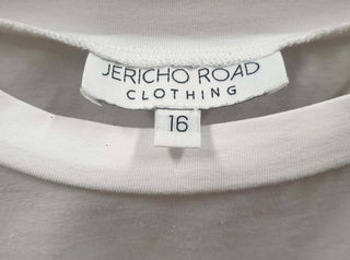 Jericho Road white top with cute squid embroydery size 16 Jericho Road preloved second hand clothes 7