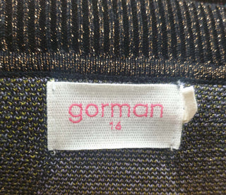 Gorman colourful diamond metallic knit jumper size 16 Gorman preloved second hand clothes 7