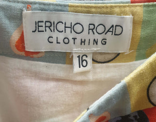 Jericho Road fruit print mini skirt size 16 Jericho Road preloved second hand clothes 8
