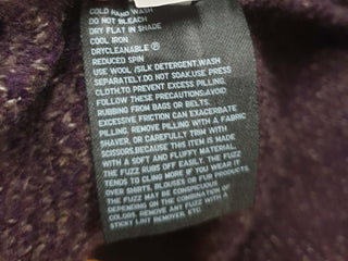 Uniqlo purple knit long cardigan size XS Seed preloved second hand clothes 11