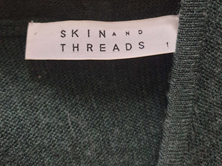 Skin & Threads green 100% extra fine merino wool cardigan size 1 (note: some pilling) Skin & Threads preloved second hand clothes 8