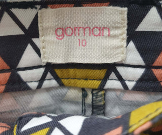 Gorman tringle print mini skirt size 10 (small fit, best fits 8) Gorman preloved second hand clothes 7