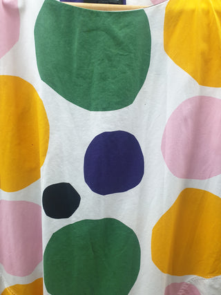 Marimekko + Uniqlo sleeveless polka dot dress size XS