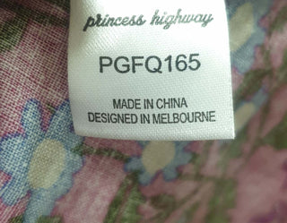 Princess Highway pink floral print top size 6 (fits 6 - 8) Princess Highway preloved second hand clothes 9