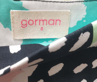 Gorman sea print mini skirt size 8 Gorman preloved second hand clothes 7