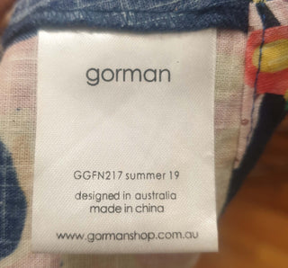 Gorman sea flora print dress size XS Gorman preloved second hand clothes 9